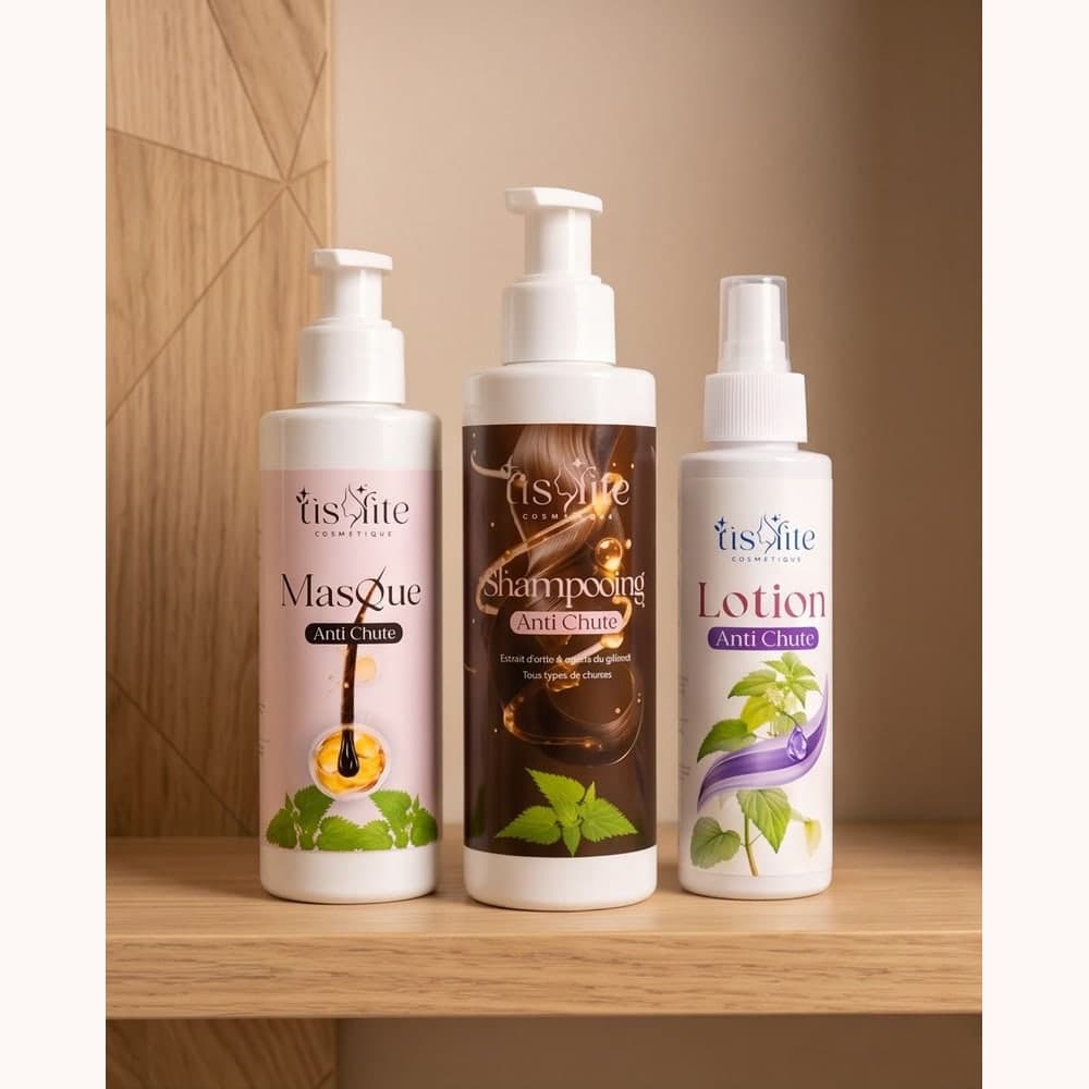 Masque, shampooing et lotion anti-chute Tislite